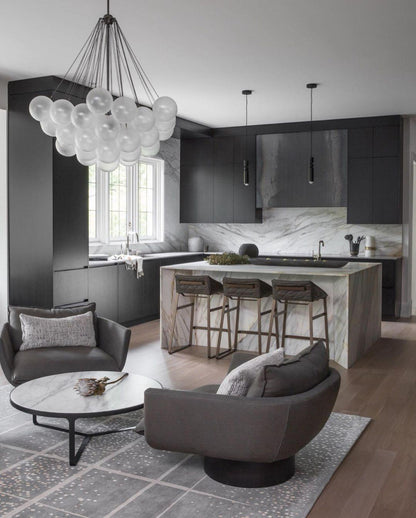 Auréon | Lustre Cylindrique – Élégance dorée et design moderne