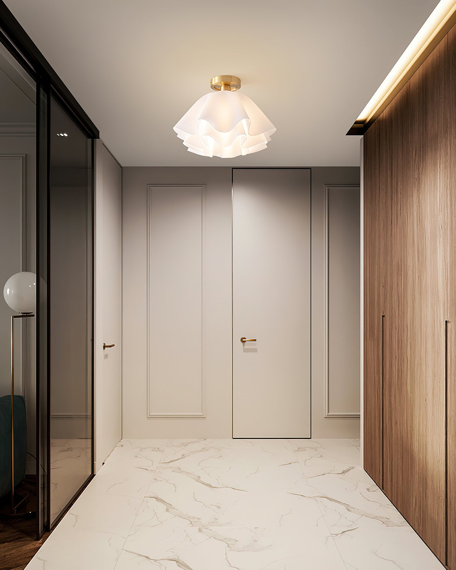 Floréna | Plafonnier LED – Élégance Moderne et Design Chic