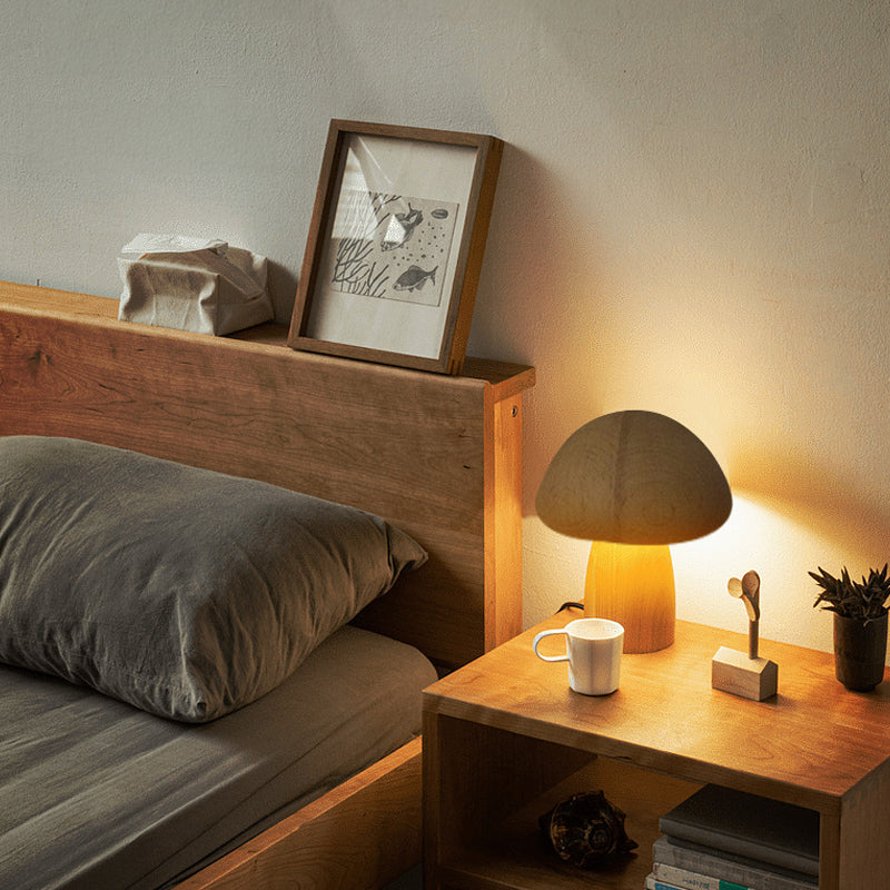 Sylvéra | Lampe Champignon – Élégance Naturelle et Rechargeable
