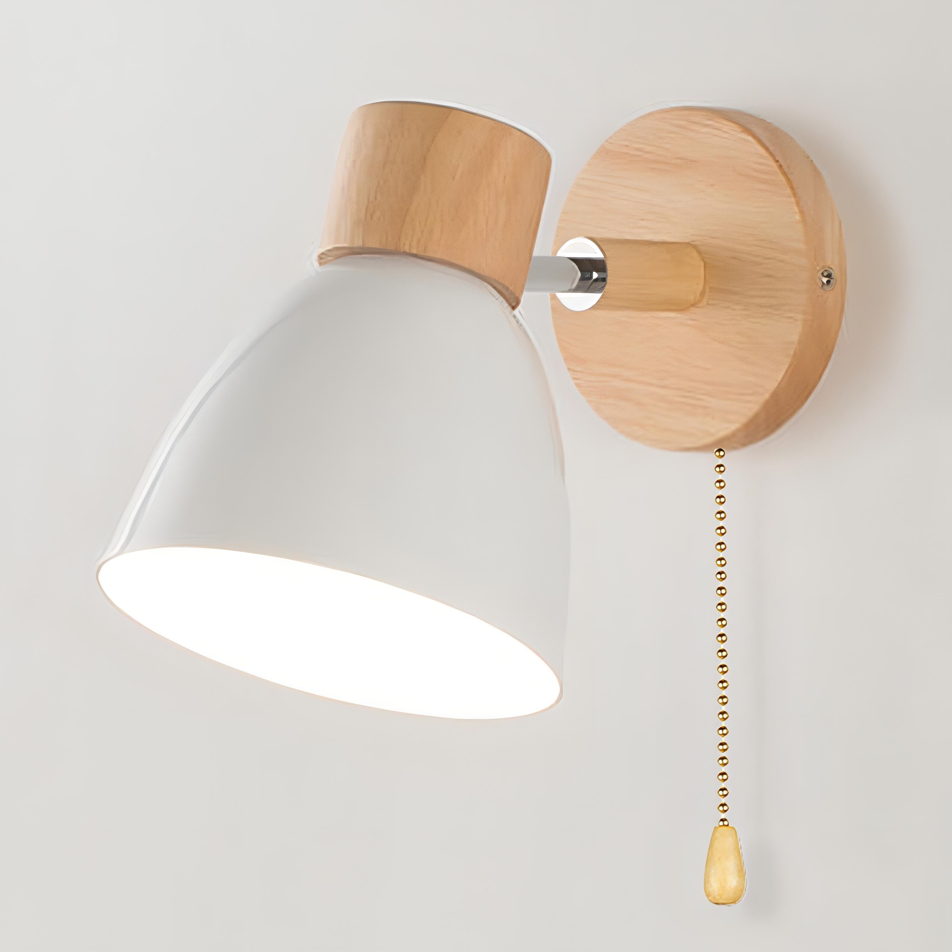 Luméva | Applique Murale – Élégance Scandinave et Bois Suspendu