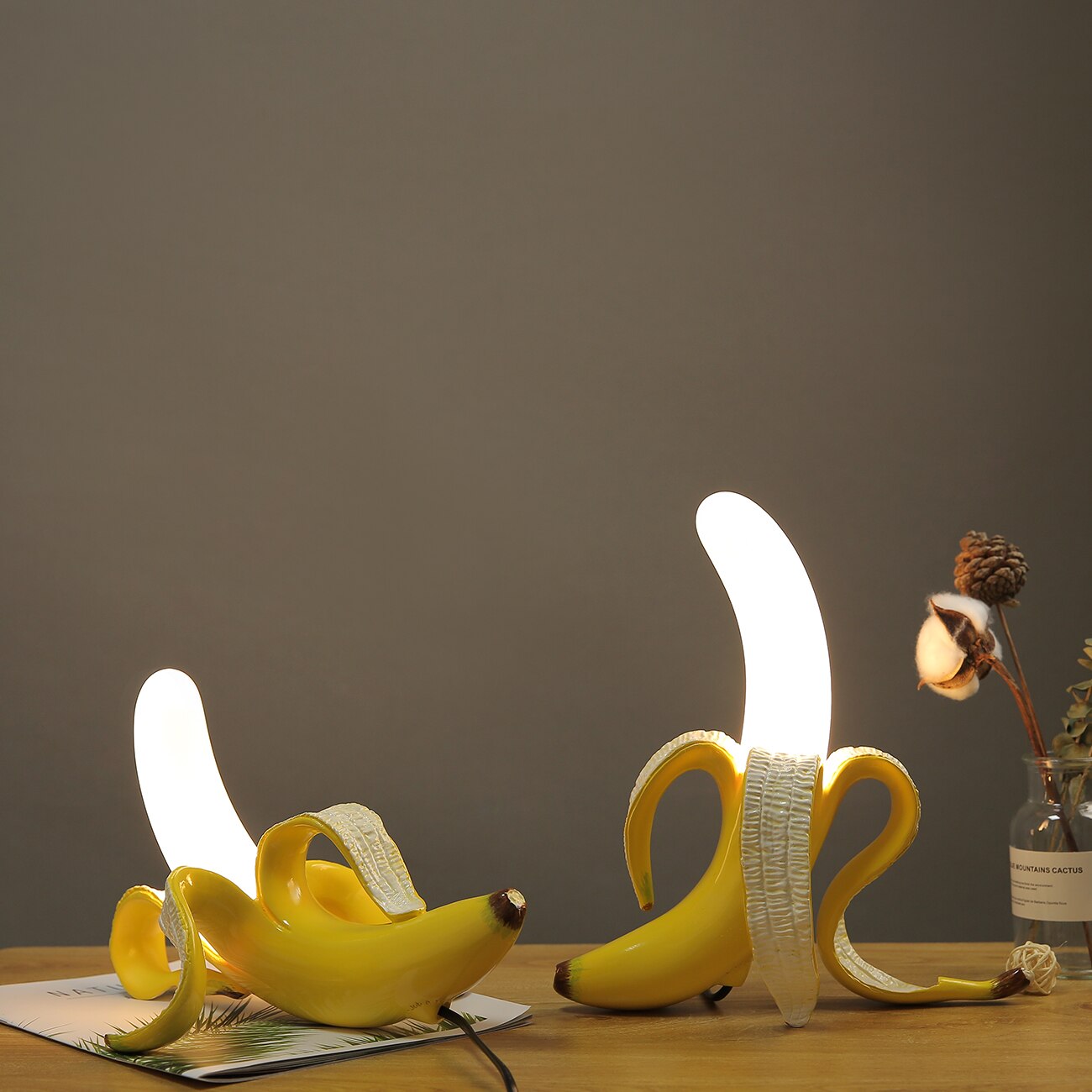 Lunéria | Lampe Décorative – Design Banane et Ambiance Chaleureuse
