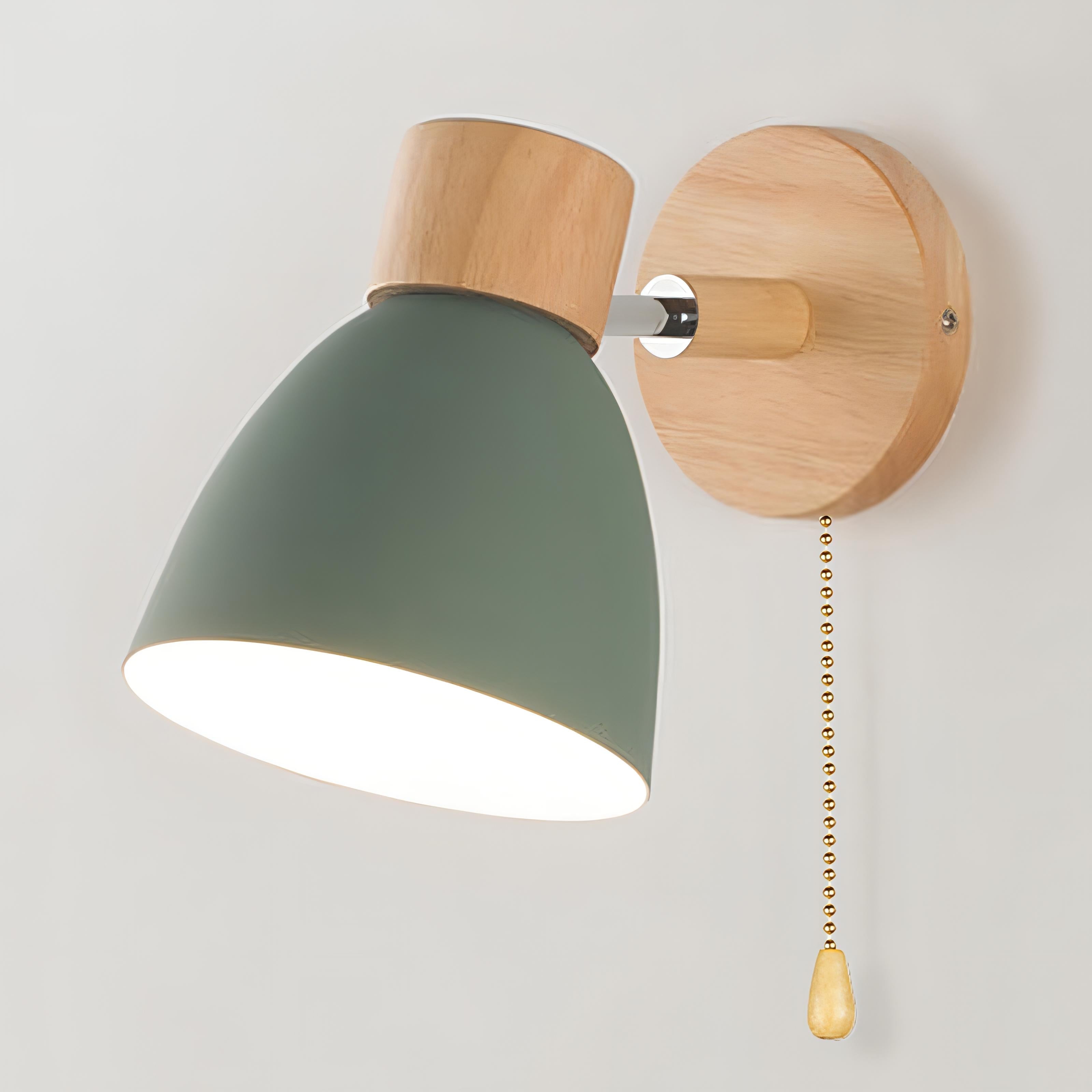 Luméva | Applique Murale – Élégance Scandinave et Bois Suspendu