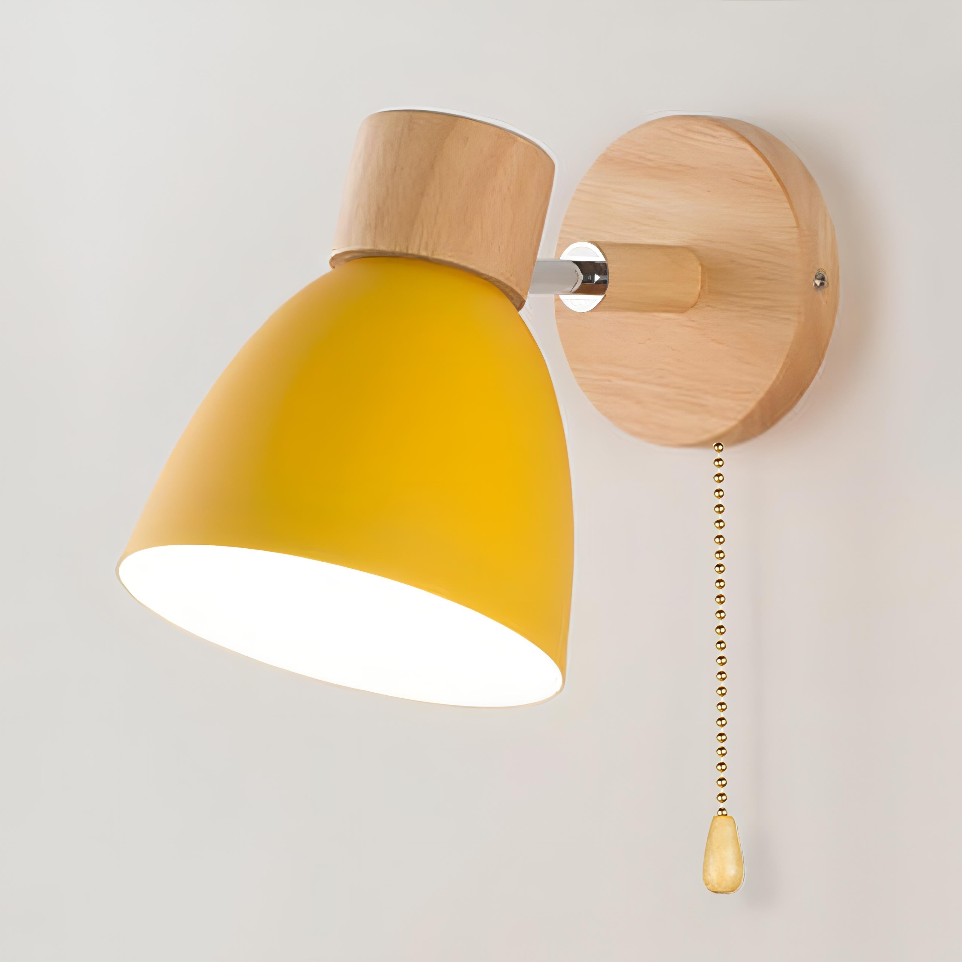 Luméva | Applique Murale – Élégance Scandinave et Bois Suspendu