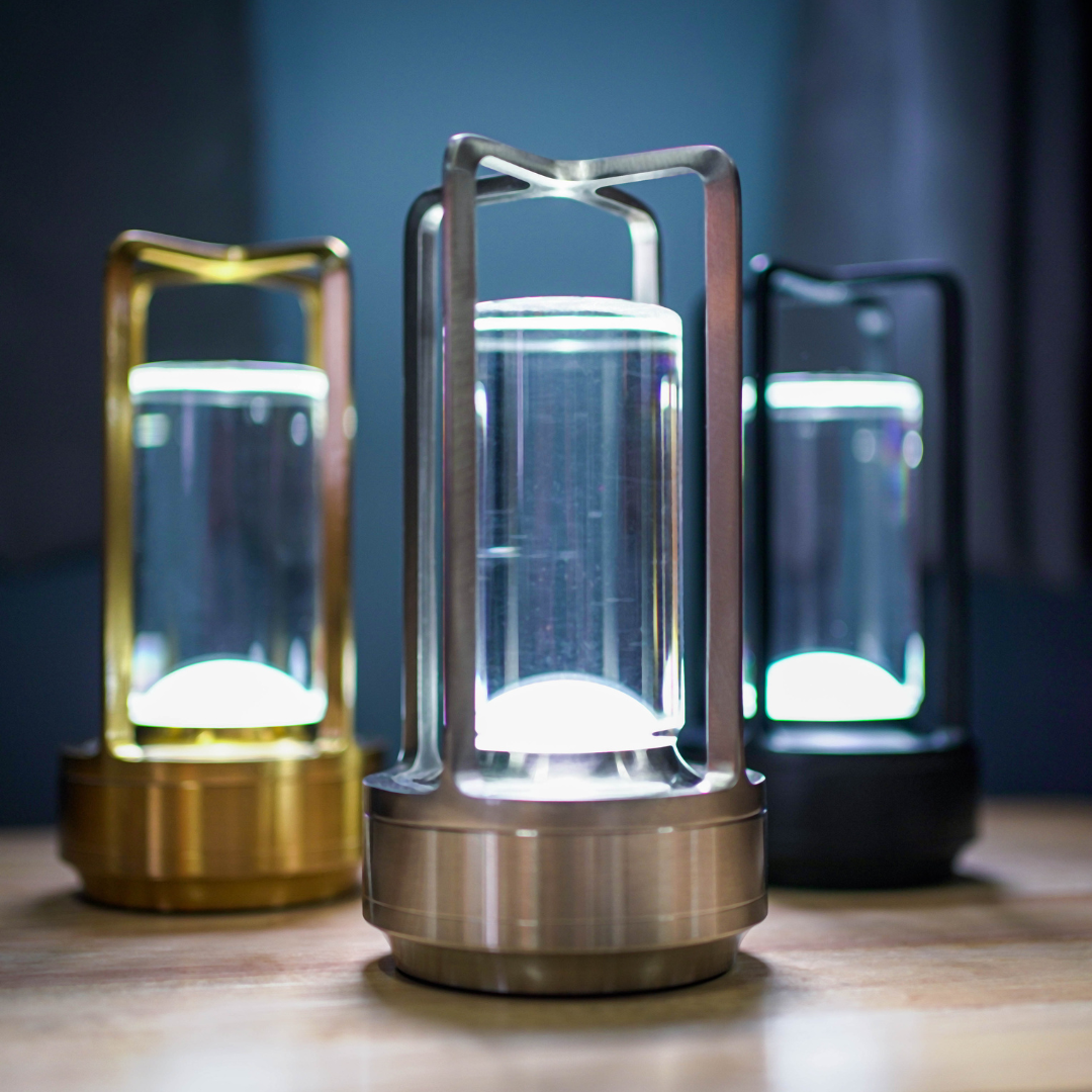 Lunévia | Lampe en Cristal – Illumination Élégante et Ambiance Chaleureuse
