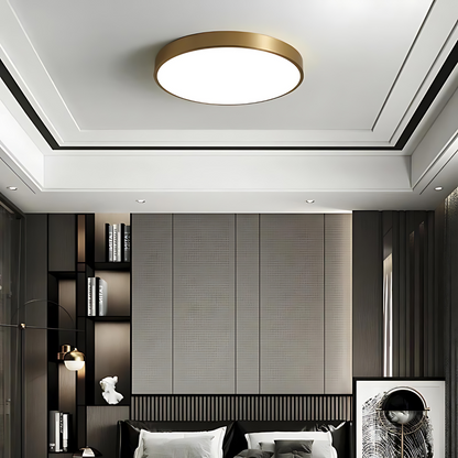 Lampe Décorative Élégante en Métal et Verre – Luminaire pour Salon Noir et Doré avec Éclairage LED Doux 5
