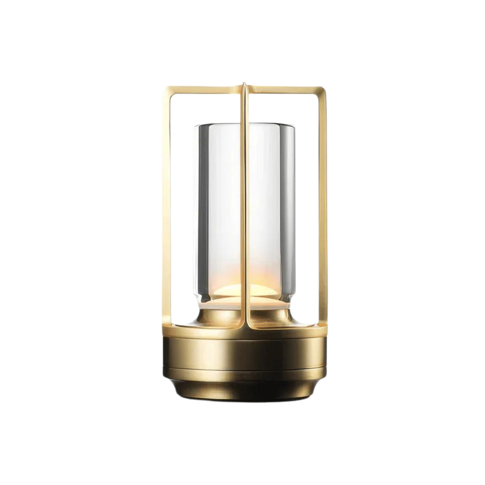 Lampe d'Extérieur Étanche avec Capteur Tactile et Éclairage Ambiant Réglable - Luminaire Extérieur Cylindrique en Cristal 0