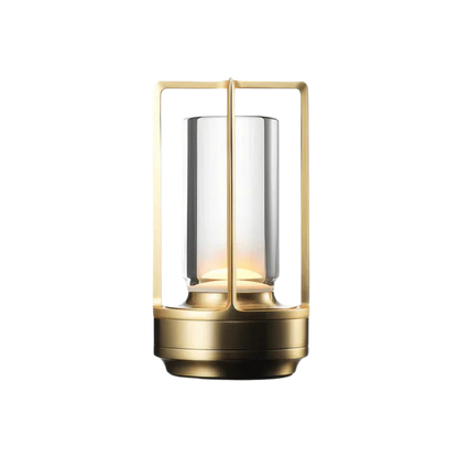 Lampe d'Extérieur Étanche avec Capteur Tactile et Éclairage Ambiant Réglable - Luminaire Extérieur Cylindrique en Cristal 0