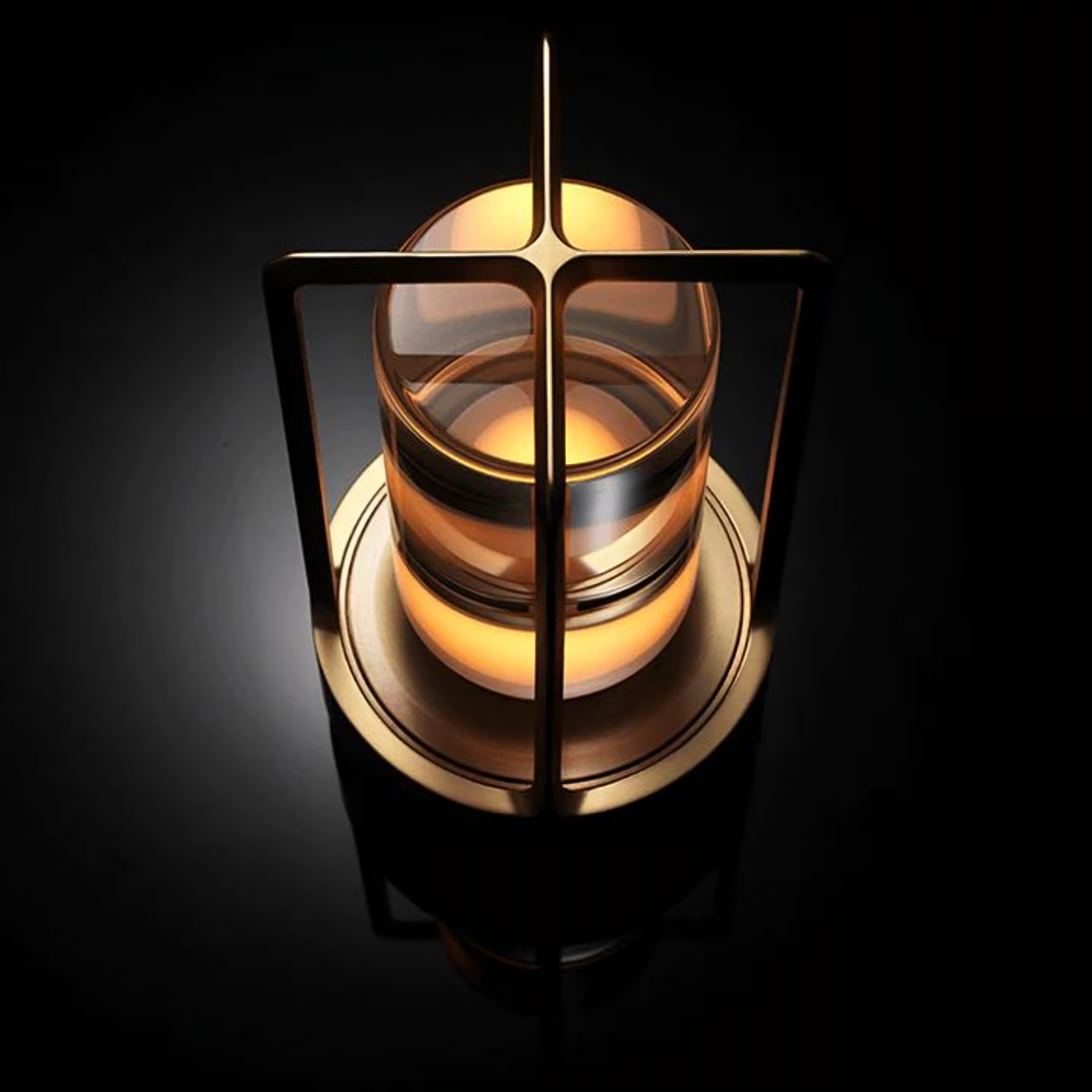 Lampe d'Extérieur Étanche avec Capteur Tactile et Éclairage Ambiant Réglable - Luminaire Extérieur Cylindrique en Cristal 7