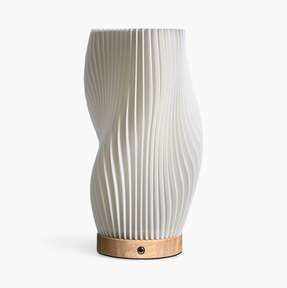 Lampe de Chevet Dimmable Wavecrest avec Abat-jour en Métal et USB – Design Contemporain et Éclairage Ajustable 0