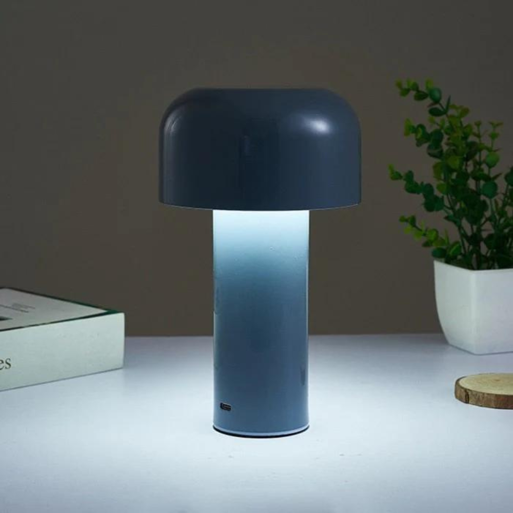 Lampe de Table Champignon Rechargeable Sans Fil – Design Amusant et Pratique pour Bureau et Table de Nuit 1