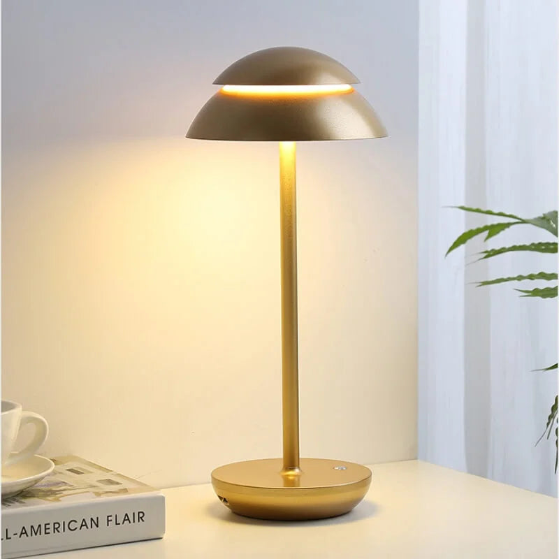 Lampe de Table Sans Fil Dimmable en Aluminium – Lampe Rechargeable au Design Scandinave Élégant, Autonomie 12-16 Heures 8