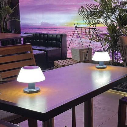 Lampe de Table Solaire LED Étanche IP65 avec 20 Lumen et 4 Niveaux de Luminosité - Éclairage Durable et Écologique 5