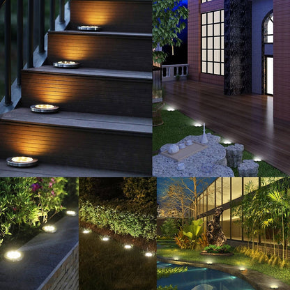 Lampes de Jardin Solaires LED Étanches IP65 avec Fonction Automatique et Batterie Li-Ion 600mAh 3