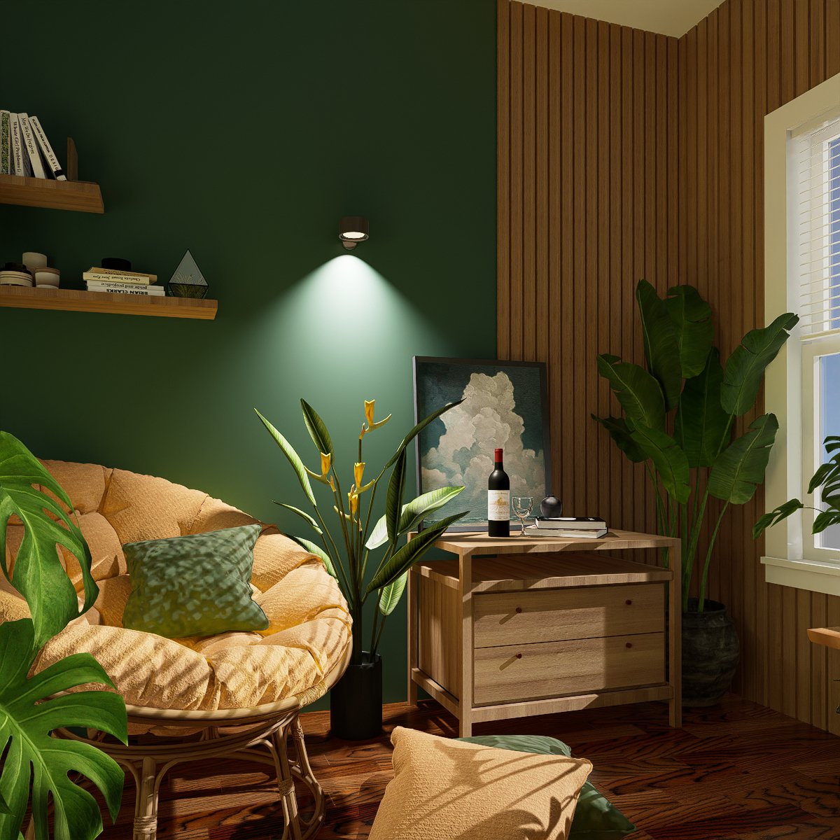 Luméa | Applique Murale LED – Éclairage Sans Fil et Tête Rotative 360°