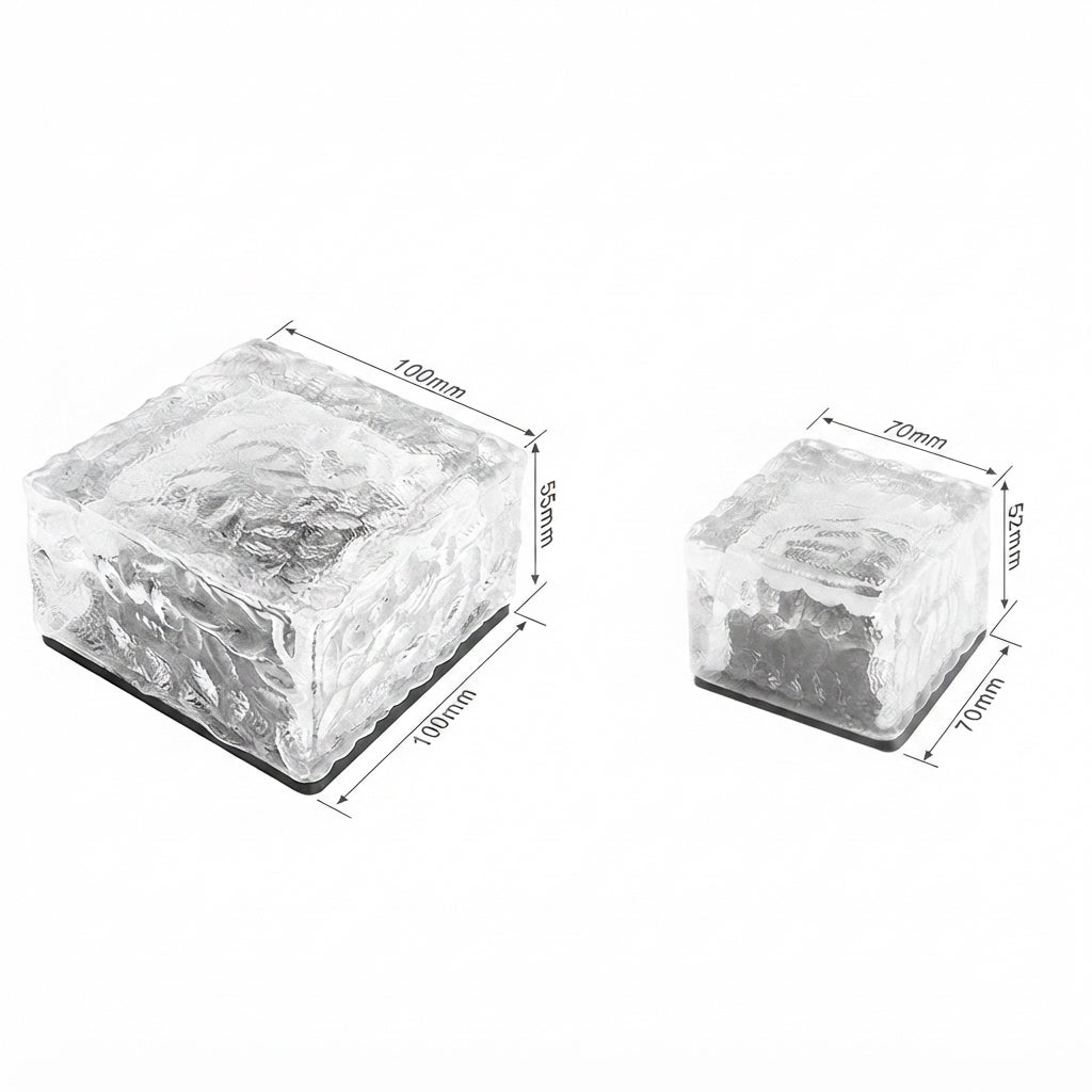 Lumiglace - Borne Lumineuse Solaire En Forme De Cube