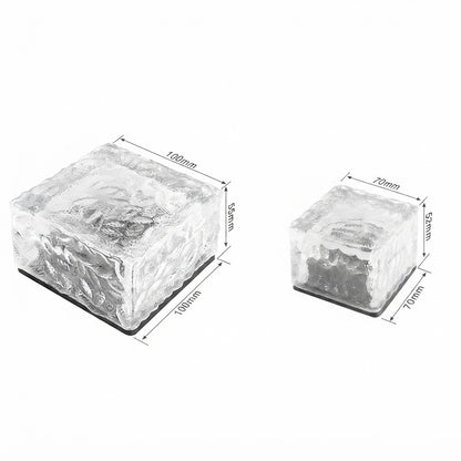 Lumiglace - Borne Lumineuse Solaire En Forme De Cube