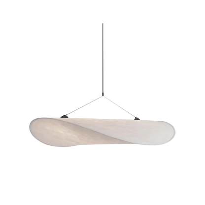 Lustre Japandi en Soie Suspendu pour Salon et Chambre – Éclairage Élégant et Créatif, Design Boho, Hauteur Réglable 0