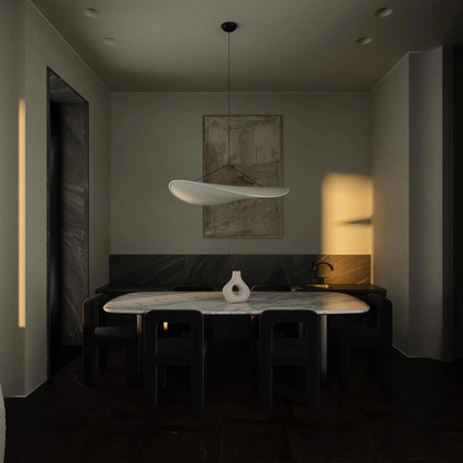 Lustre Japandi en Soie Suspendu pour Salon et Chambre – Éclairage Élégant et Créatif, Design Boho, Hauteur Réglable 2