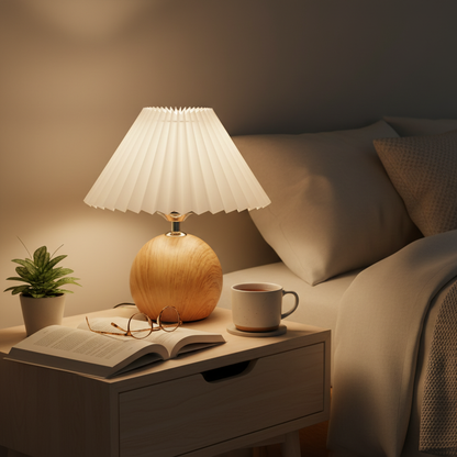 Maréline | Lampe de Table – Lueur apaisante style gravé4