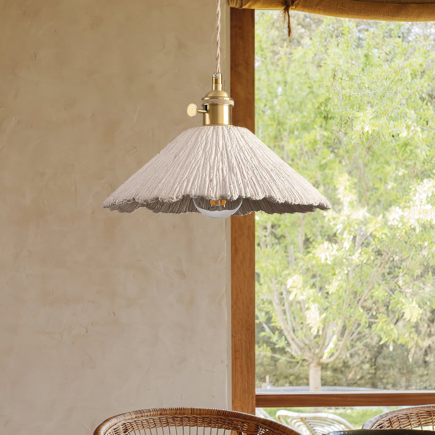 Cimélia | Lustre Contemporain – Texture Authentique et Style Sophistiqué