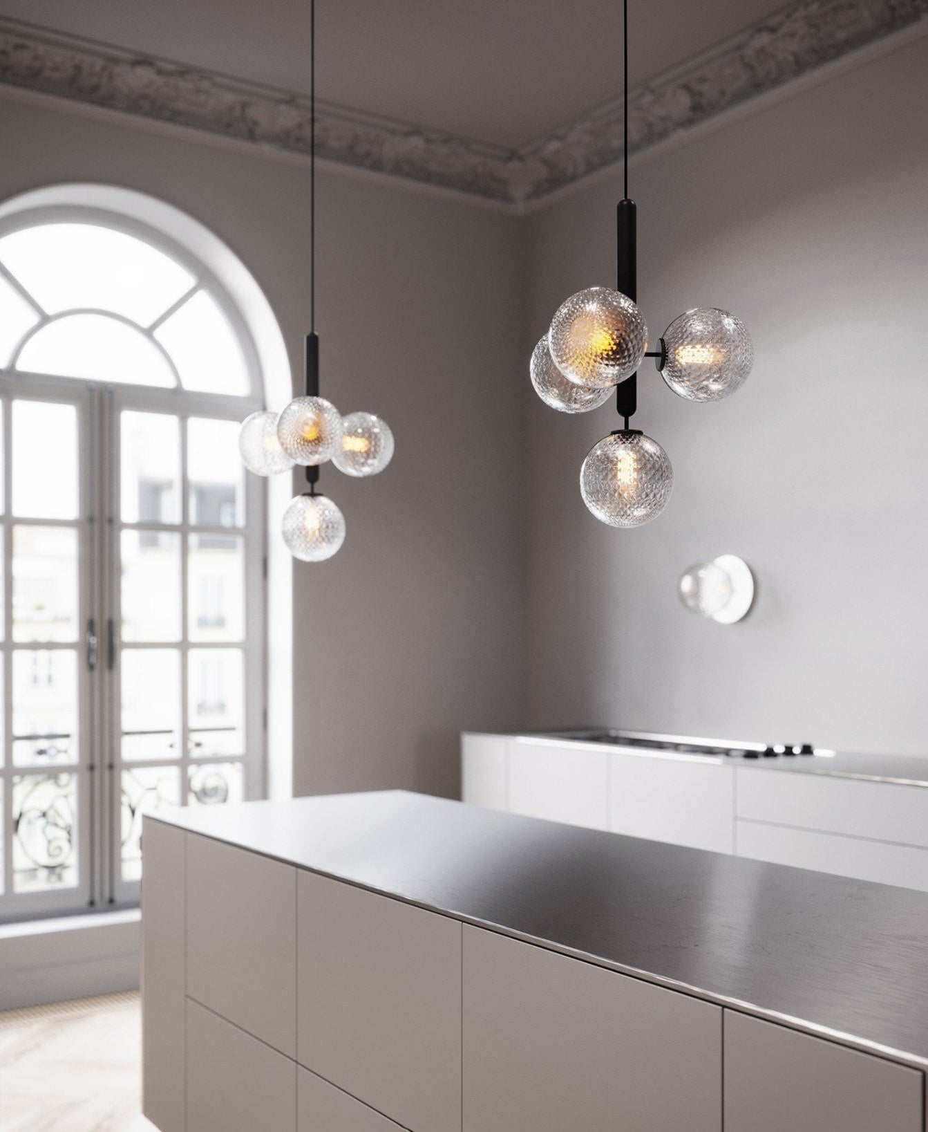 Aurélis | Suspension Verre Soufflé – Élégance Lumineuse Unique