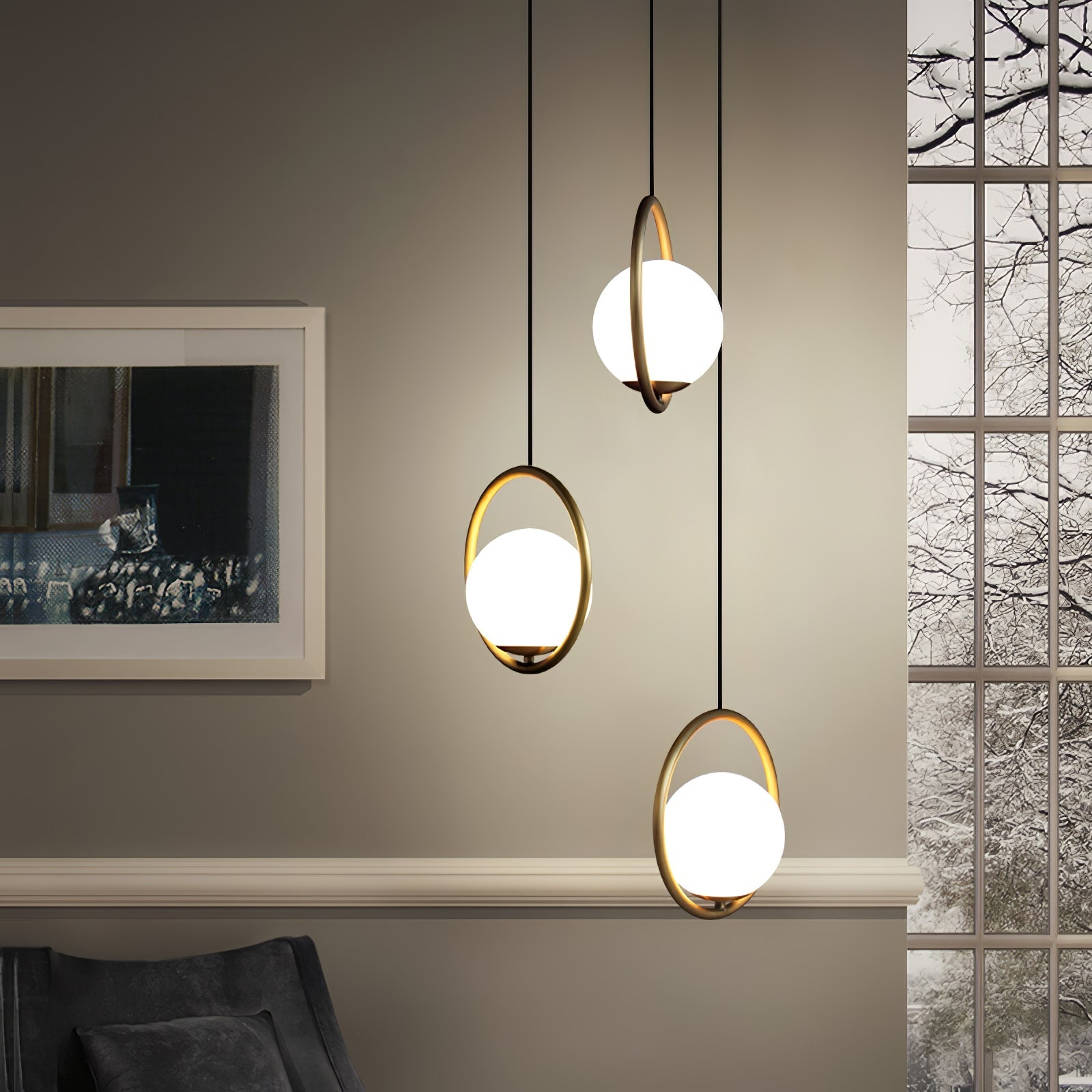 Alhéna | Suspension Élégante – Design Sobre et Ambiance Accueillante