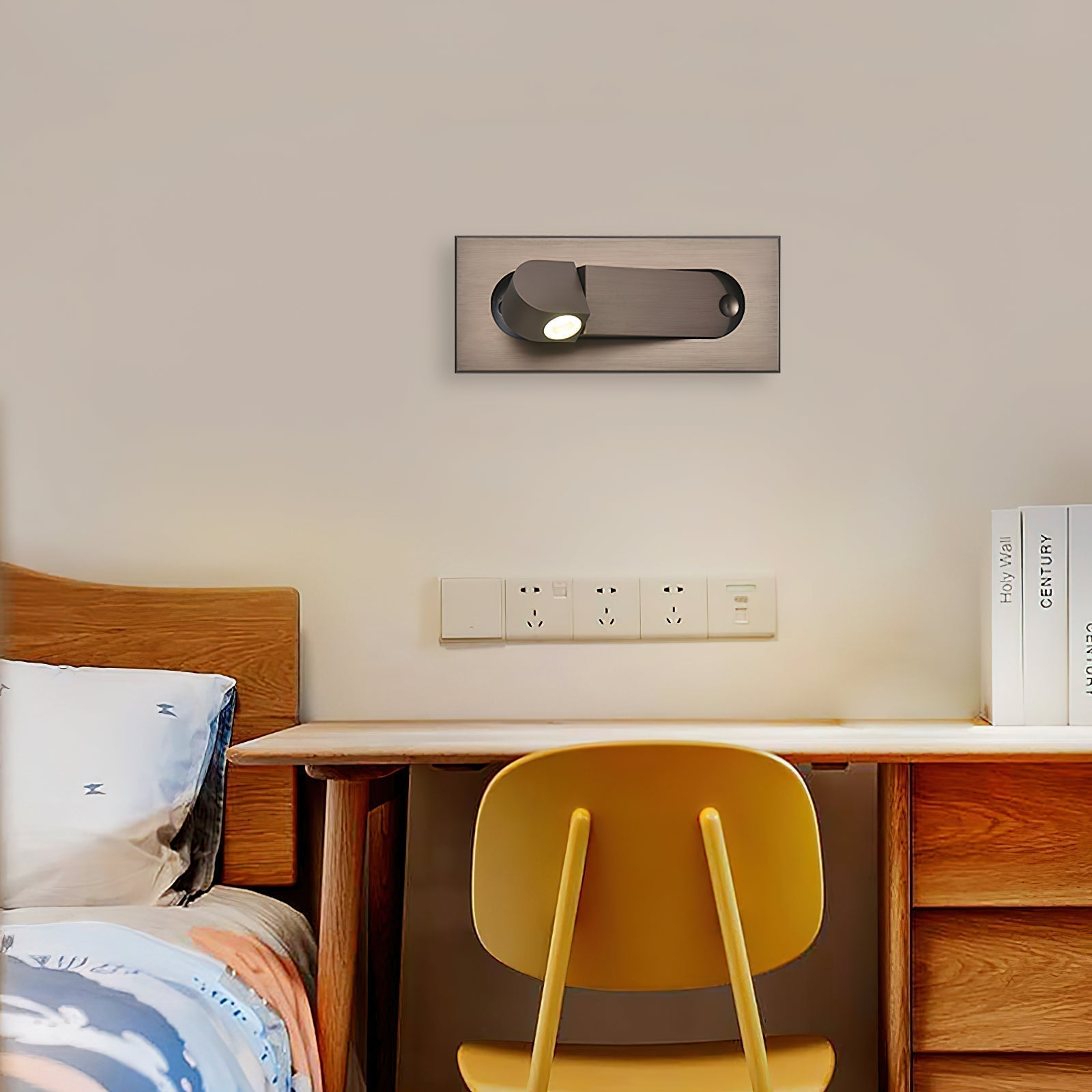 Oryva | Applique Murale LED – Tête Réglable et Confort de Lecture