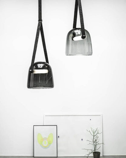 Noctéa | Lampe Suspendue – Verre soufflé LED design contemporain