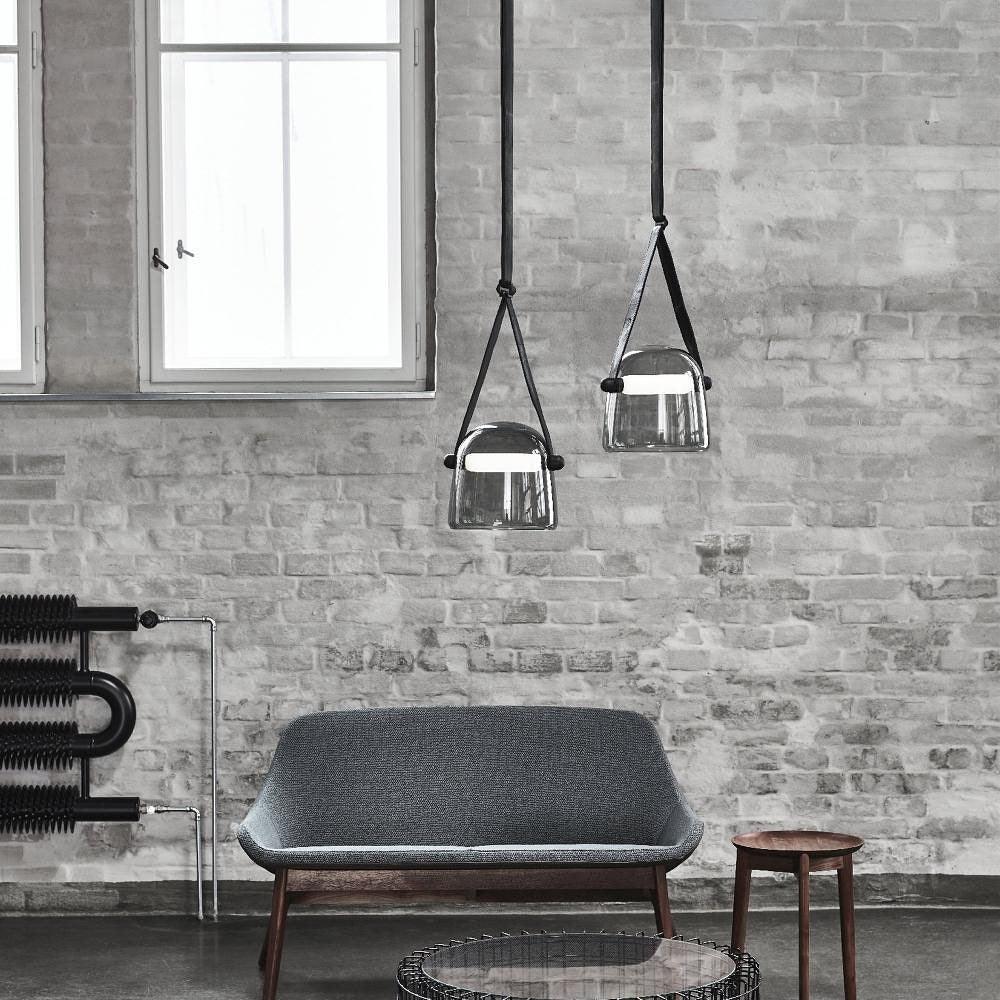 Noctéa | Lampe Suspendue – Verre soufflé LED design contemporain
