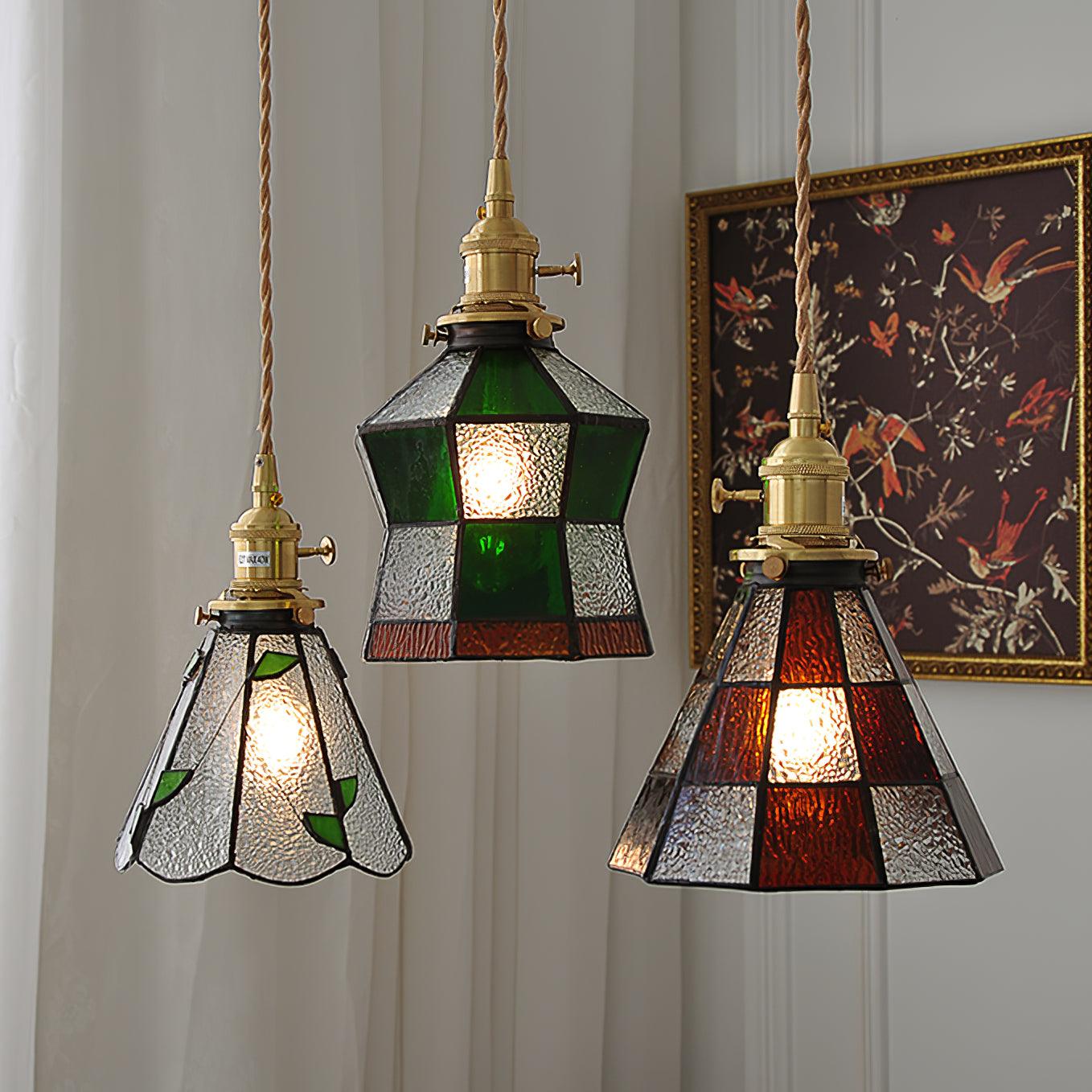 Zéphyros | Lustre Mosaïque – Verre soufflé style arabe chic
