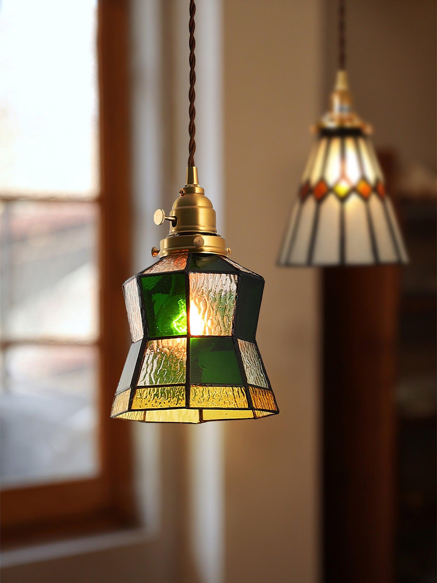 Zéphyros | Lustre Mosaïque – Verre soufflé style arabe chic