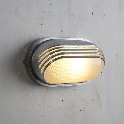 Muranto - Applique Murale Extérieure Modèle C : L 27.9cm x L 9,9cm x H 16cm (Argent)