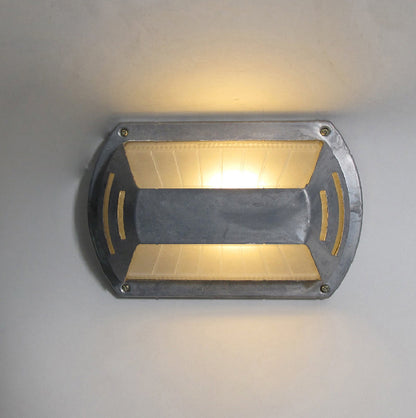 Muranto - Applique Murale Extérieure Modèle G : L 24,9cm x L 8,9cm x H 16cm (Argent)