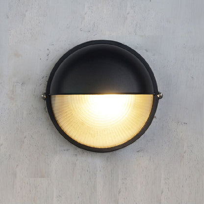 Muranto - Applique Murale Extérieure Modèle H : L 18cm x L 9,9cm x H 18cm (Noir)