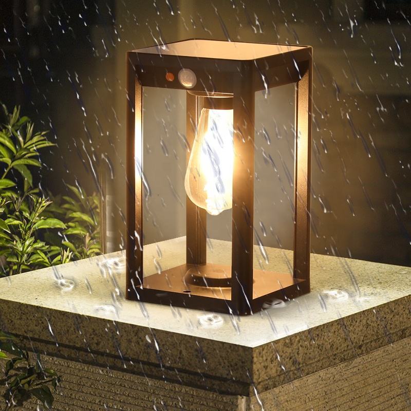 SunPost | Lampe Solaire de Colonne – Éclairage LED Éco-énergétique