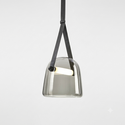 Noctéa | Lampe Suspendue – Verre soufflé LED design contemporain