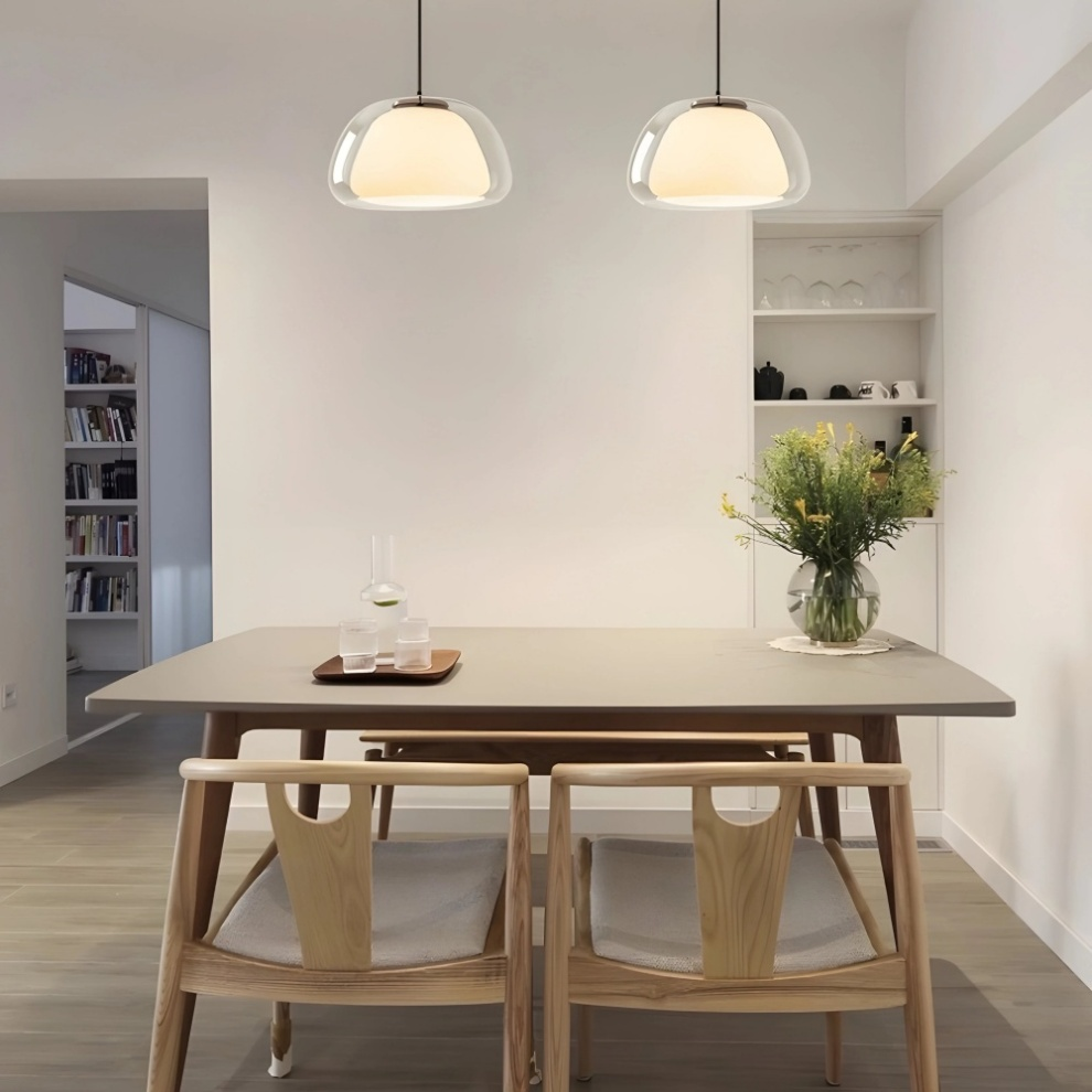 Opalys | Suspension Moderne – Éclairage Doux au Style Raffiné