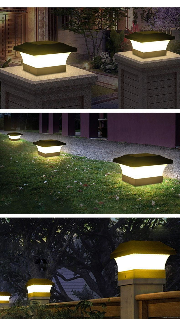 Écliora | Lampe à Colonne Solaire – Éclairage Écologique et Durable