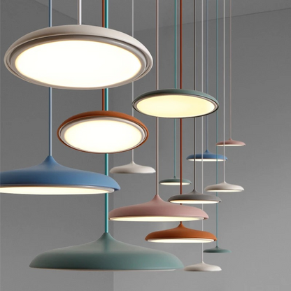 Haloria | Suspension Minimaliste – LED Intégrée