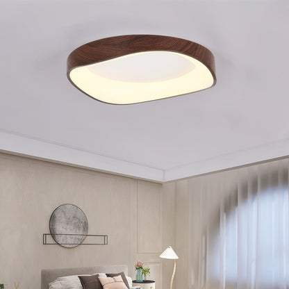 Valora | Lampe de plafond LED Bois – Raffinement Minimaliste et Durable