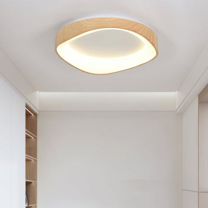Valora | Lampe de plafond LED Bois – Raffinement Minimaliste et Durable