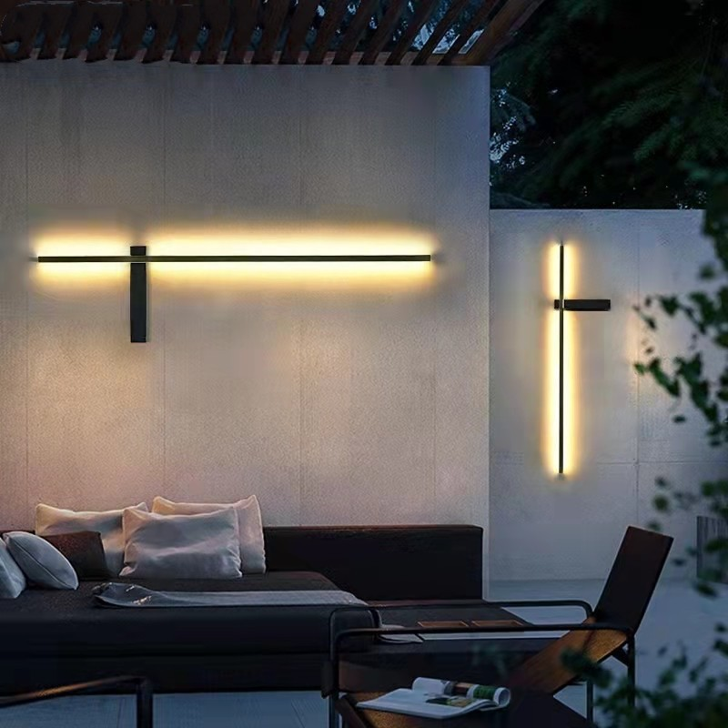 AuraPillar | Applique Murale Extérieure – Lumière Accueillante