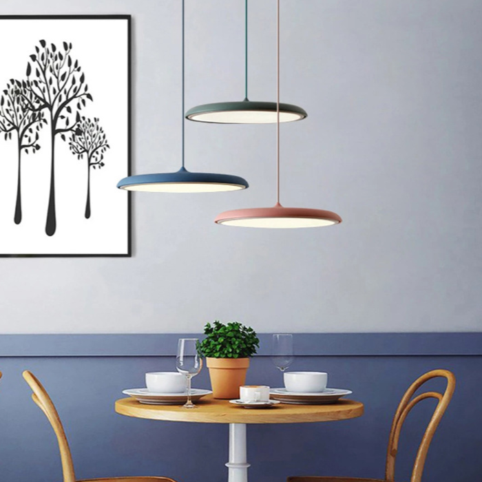 Haloria | Suspension Minimaliste – LED Intégrée