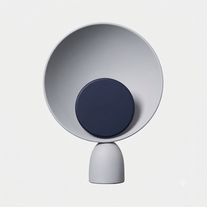 Ondine | Lampe de Table – Design poétique ambiance intime Gris+Bleu