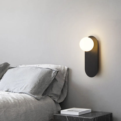 Orbélio - Applique Murale Design Minimaliste Noir