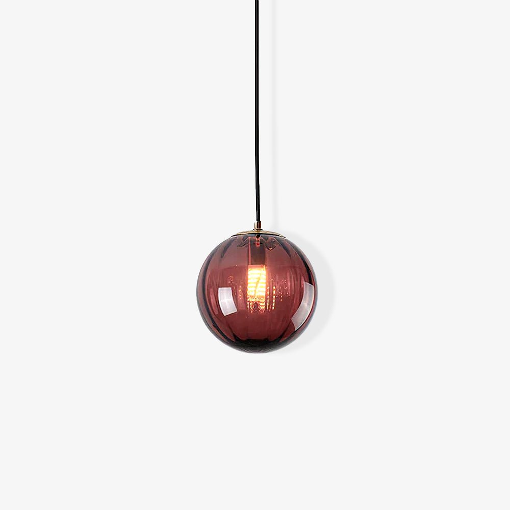 Éloura | Suspension Colorée – Teintes Intenses et Éclairage Chaleureux