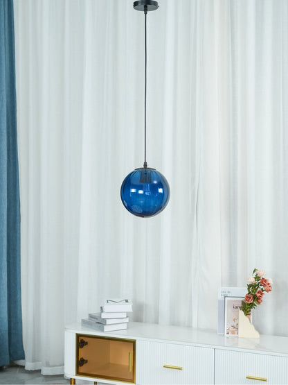 Éloura | Suspension Colorée – Teintes Intenses et Éclairage Chaleureux