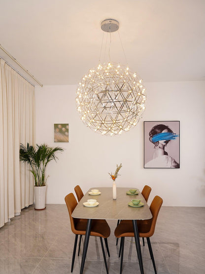 Stelliora | Lustre Boule LED – Éclat étoilé design contemporain