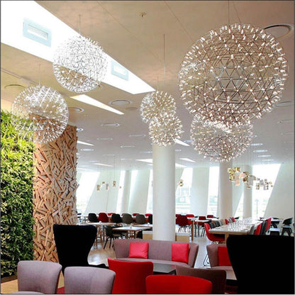 Stelliora | Lustre Boule LED – Éclat étoilé design contemporain