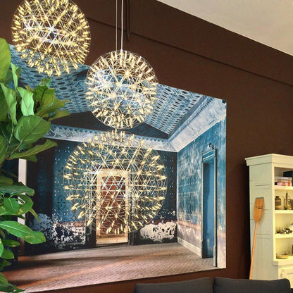 Stelliora | Lustre Boule LED – Éclat étoilé design contemporain